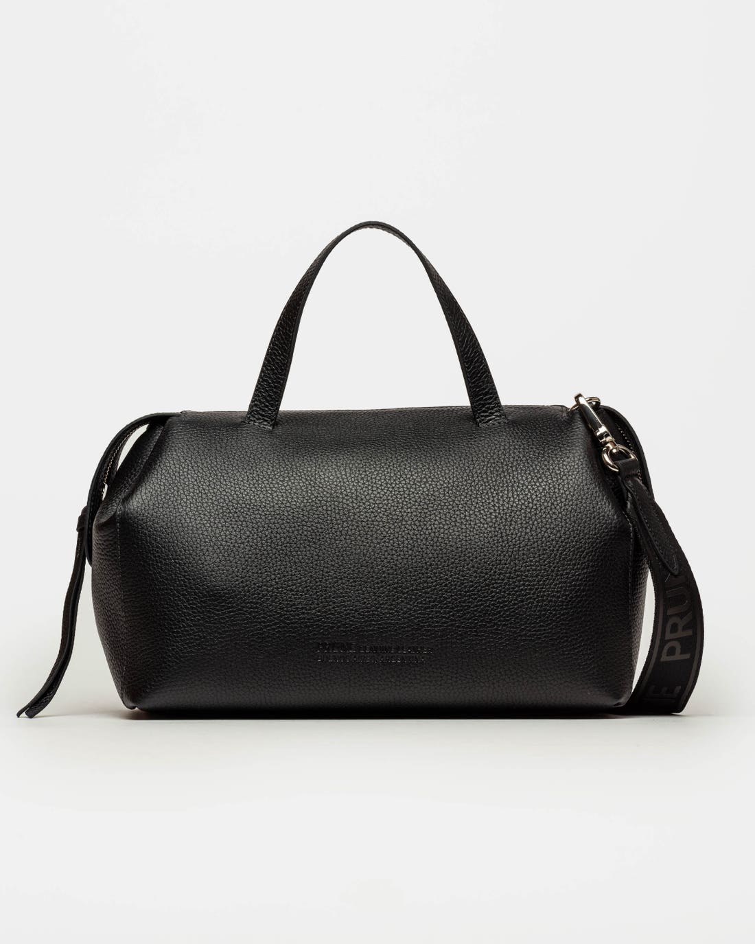 Cartera de mano Resort en cuero graneado