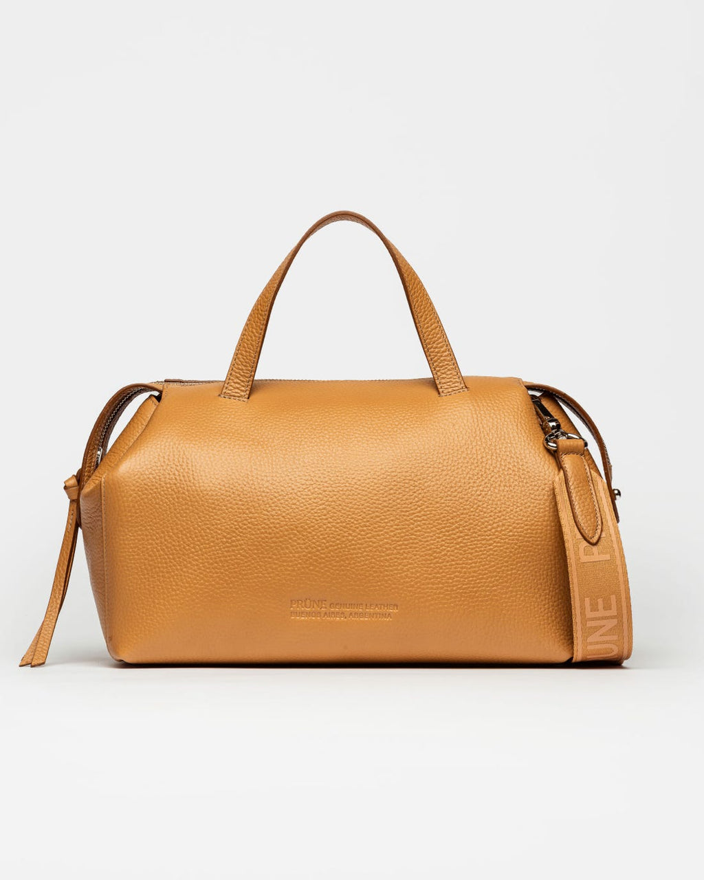 Cartera de mano Resort en cuero graneado