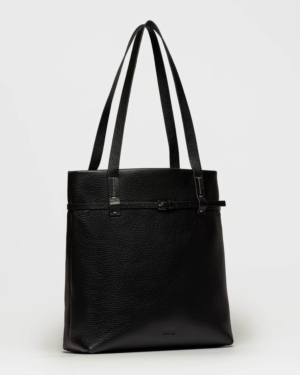 Shopper Bay en cuero graneado