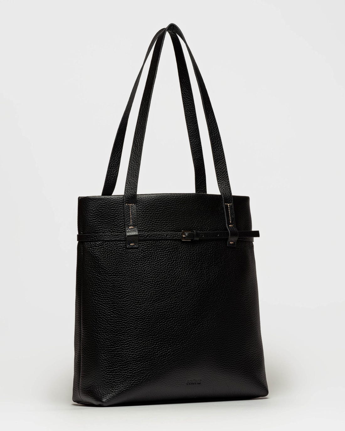 Shopper Bay en cuero graneado