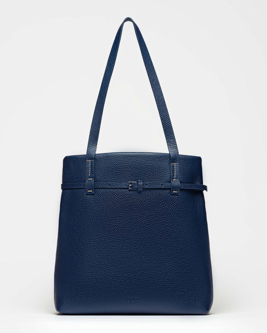 Shopper Bay en cuero graneado