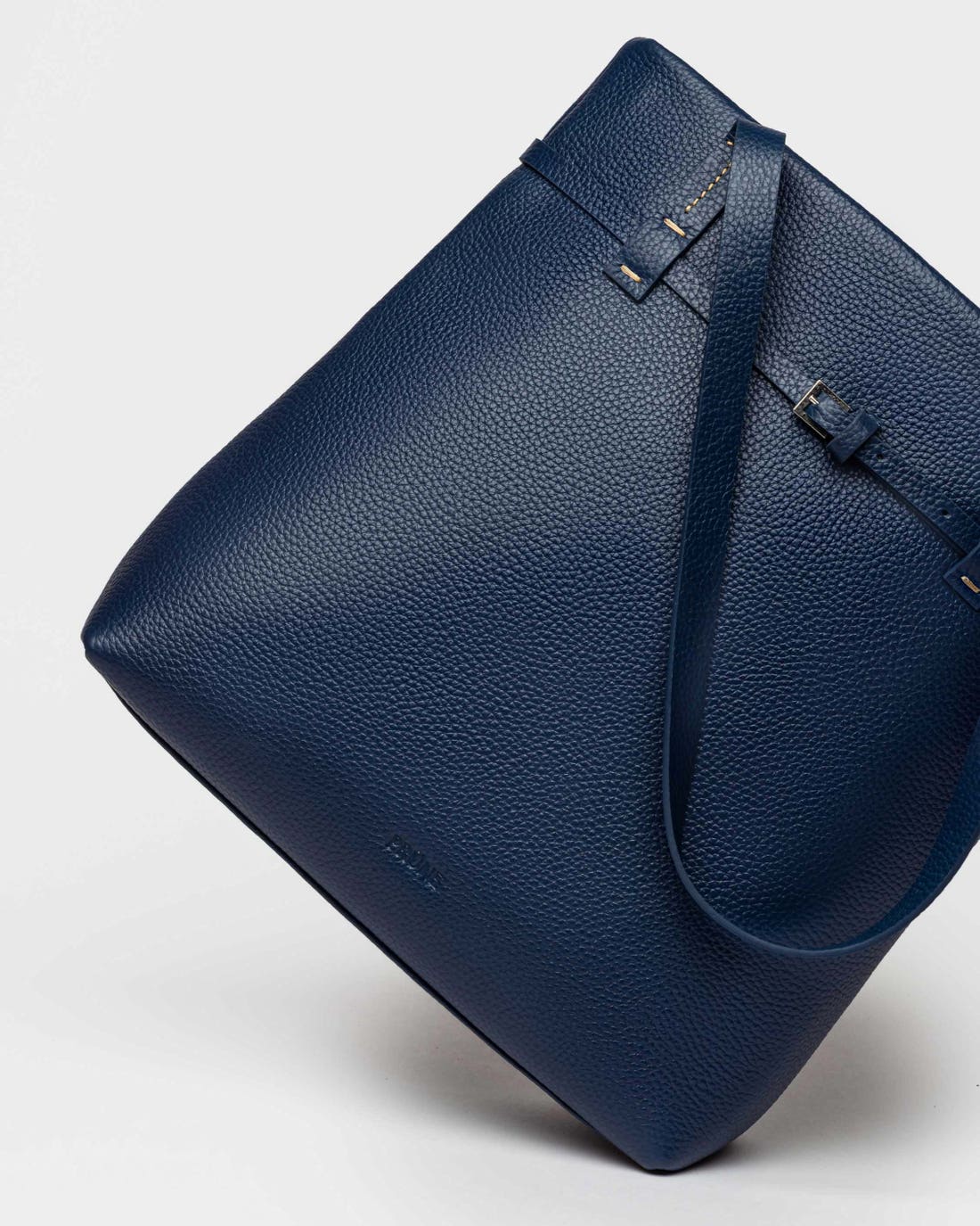 Shopper Bay en cuero graneado