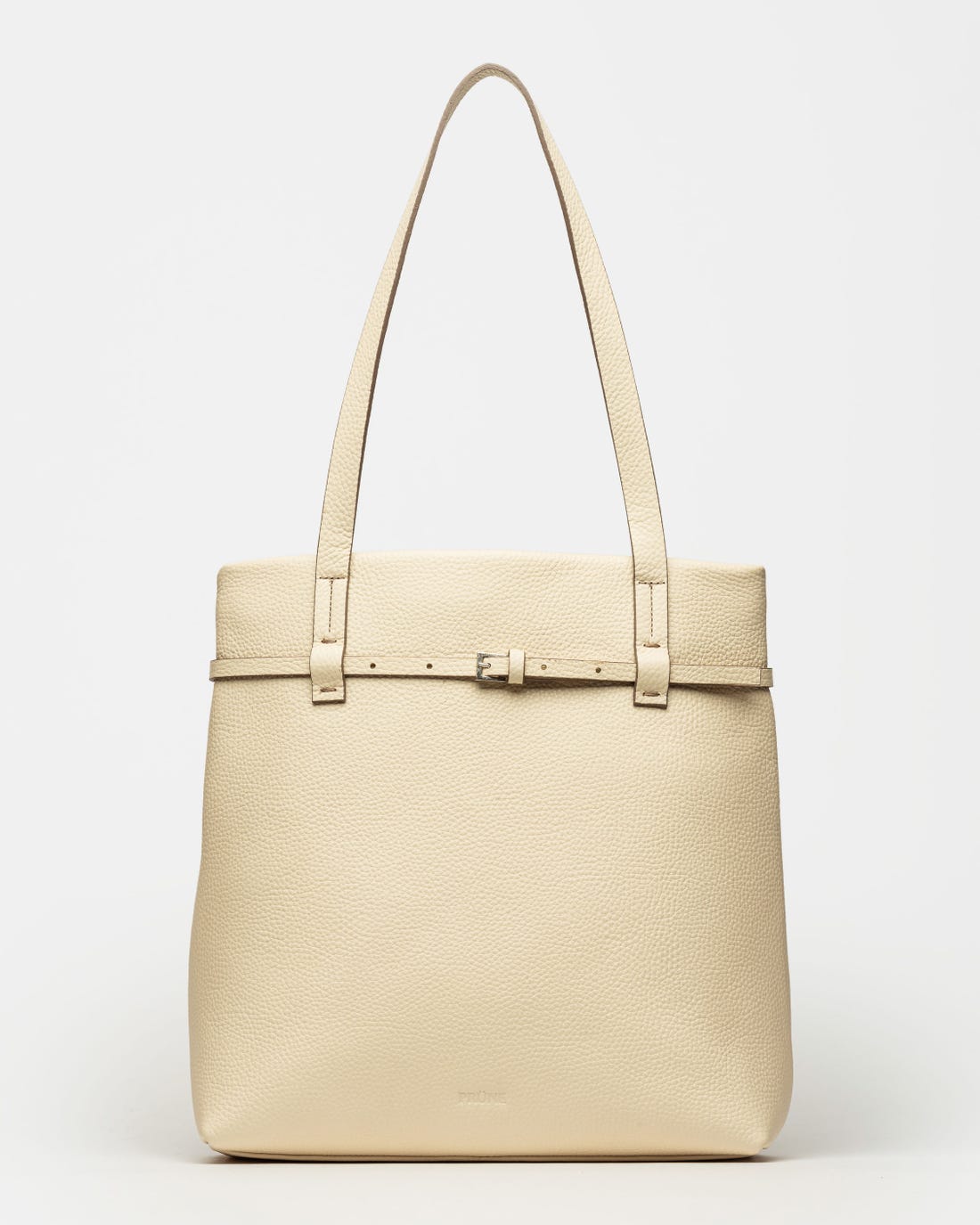 Shopper Bay en cuero graneado