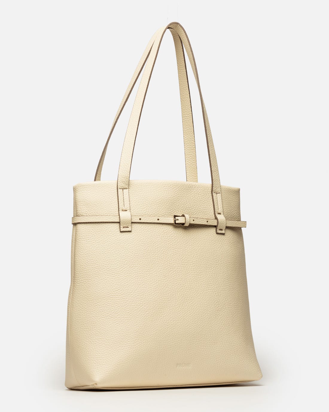 Shopper Bay en cuero graneado